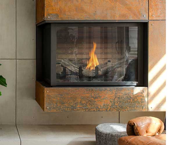 Montigo H38DFCL/CR Multi-Sided Gas Fireplace – Corner-Style