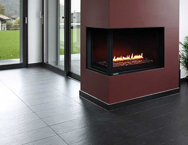 Montigo HL38CL/CR Multi-Sided Gas Fireplace – Corner-Style
