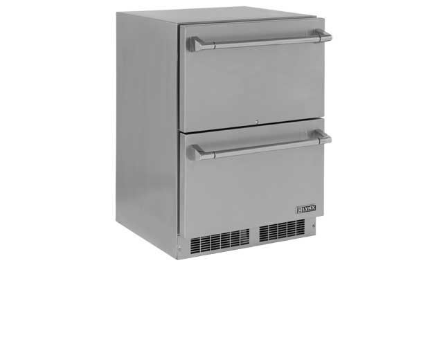 Lynx Professional 24″ Professional Two Drawer Refrigerator, Lm24Dwr