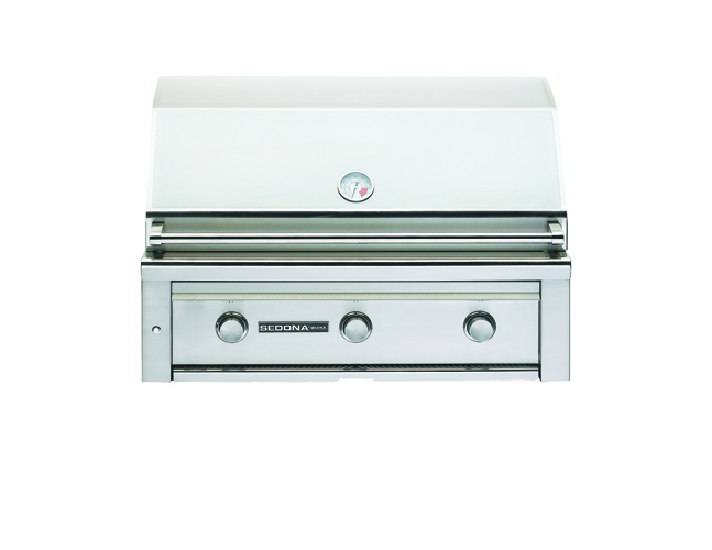 Lynx Sedona 36″  Built-In Grill w/ 1 Prosear Infrared Burner & 2 Stainless Steel Burners, L600Ps