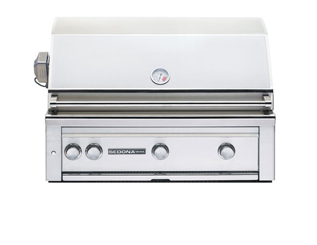 Lynx Sedona 36″  Built-In Grill w/ 3 Stainless Steel Burners & Rotisserie, L600R