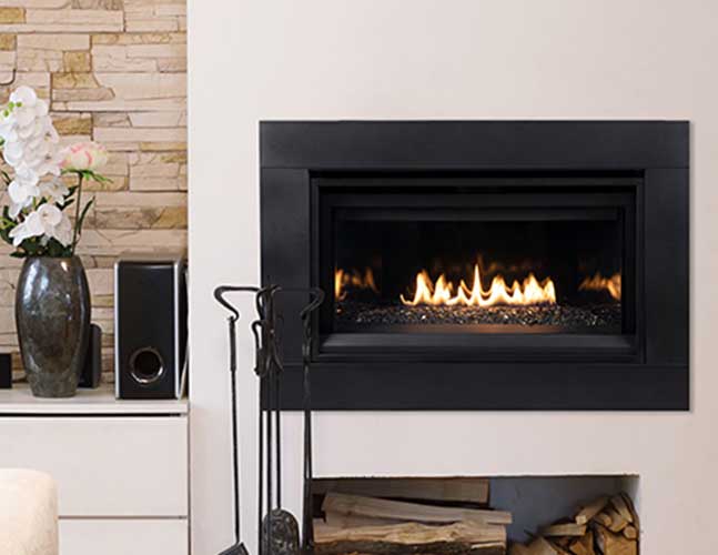 Compass Direct Vent Linear Fireplace by Astria
