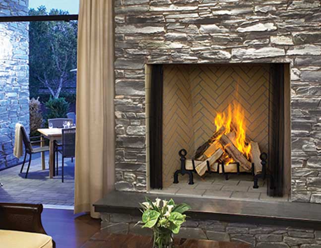 Villa Vista CD WoodBurning Fireplace by Astria Nashville Outdoor