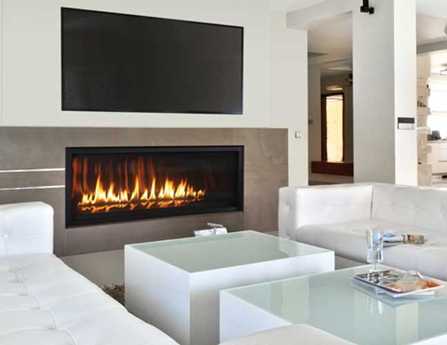 Rhapsody Direct Vent Linear Fireplace by Astria