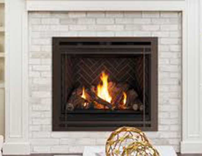 Gemini DLX Direct Vent Gas Fireplace by Astria