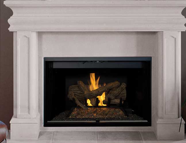 Mission B-Vent Gas Fireplace by Astria