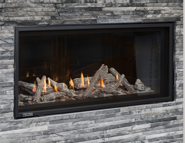 Montigo Delray DRL3613-2 Contemporary Linear Gas Fireplace