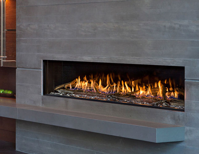 Montigo R620ST Linear See-Through Gas Fireplace