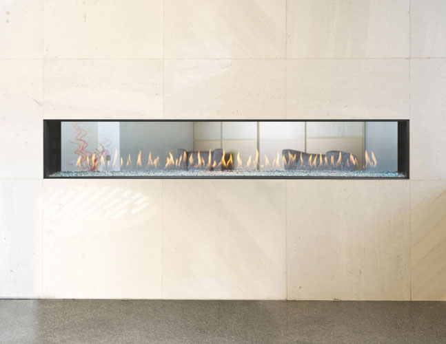 Montigo Prodigy PC8ST Contemporary Linear See-Through Gas Fireplace