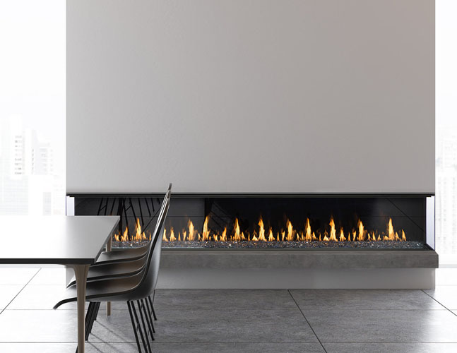 Montigo Prodigy PC7 Panorama Contemporary Linear Gas Fireplace