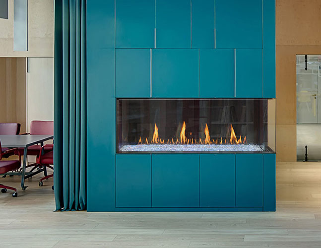 Montigo Prodigy PC5 CL/CR Contemporary Linear Corner Gas Fireplace, Left or Right