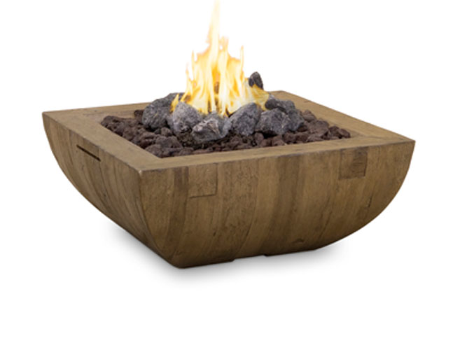 Bordeaux Reclaimed Wood Fire Bowl by American Fyre Designs