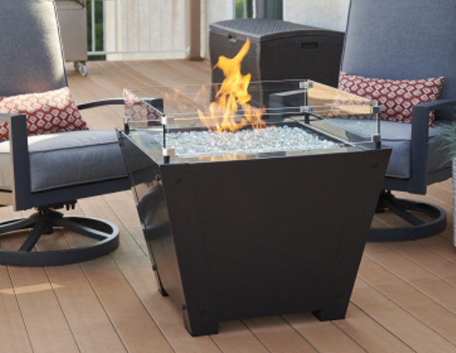 Fire Pits Tables Nashville, Lyons Steel Propane Fire Pit Table Insert