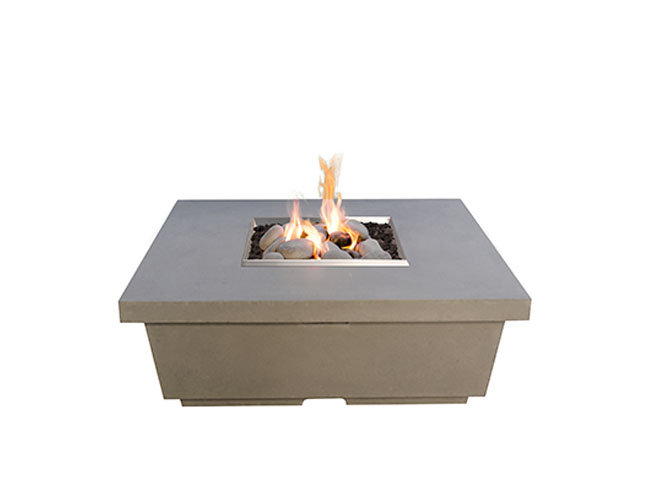 Contempo Square Fire Table by American Fyre Designs