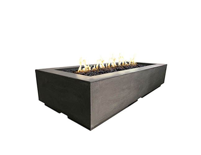 72″ x 30″ Louvre Long Rectangle Fire Pit by American Fyre Designs
