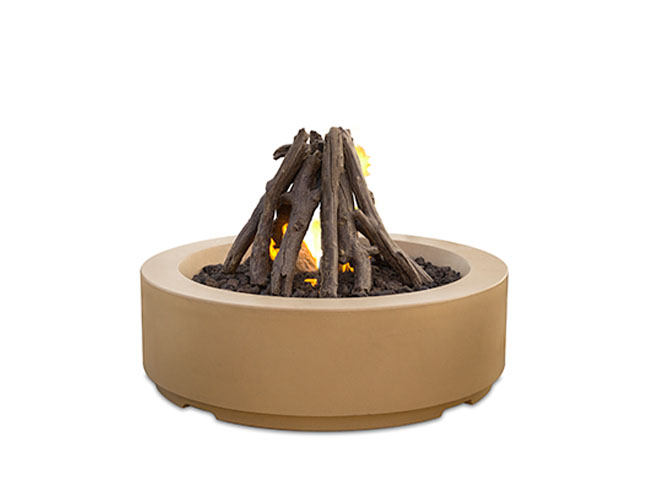 48″ Louvre Round Fire Pit by American Fyre Designs
