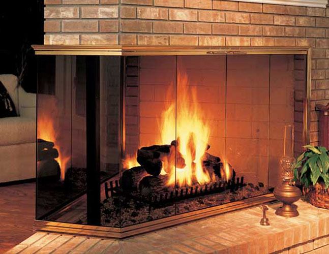 Corner & Multi-Sided Fireplace Doors