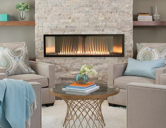 Boulevard Linear Vent-Free Fireplaces by White Mountain Hearth