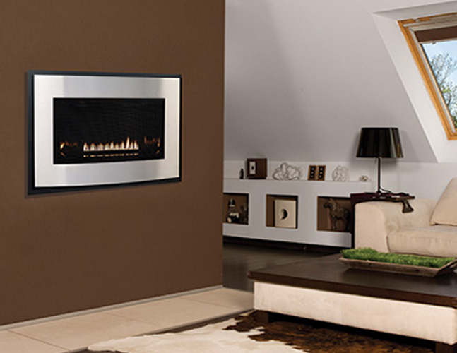Loft Direct Vent Contemporary Fireplaces by White Mountain Hearth