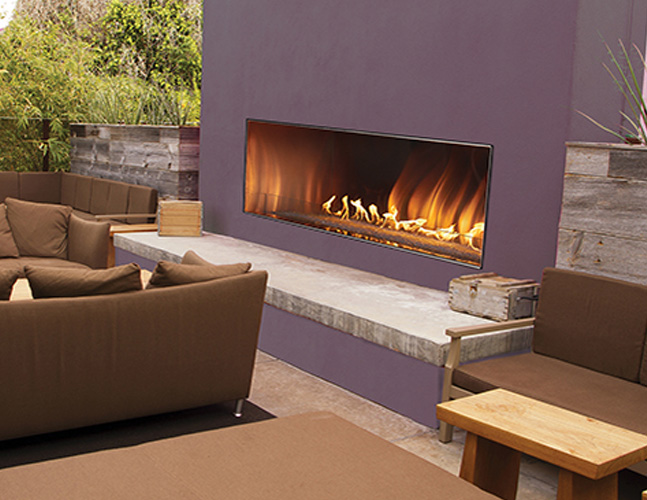 Outdoor Linear Fireplaces by White Mountain Hearth